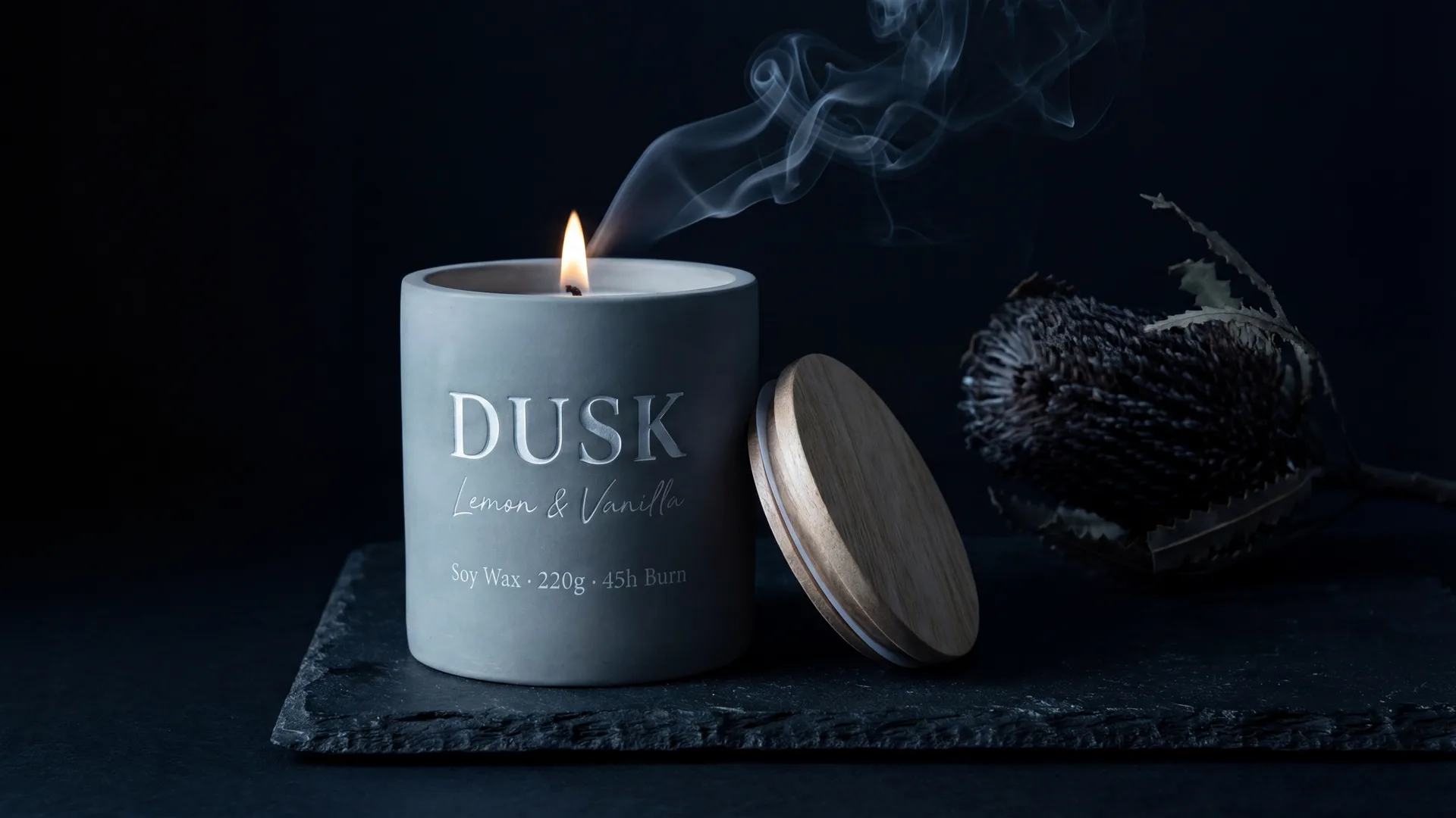 AI-generated lifestyle photo β Candle